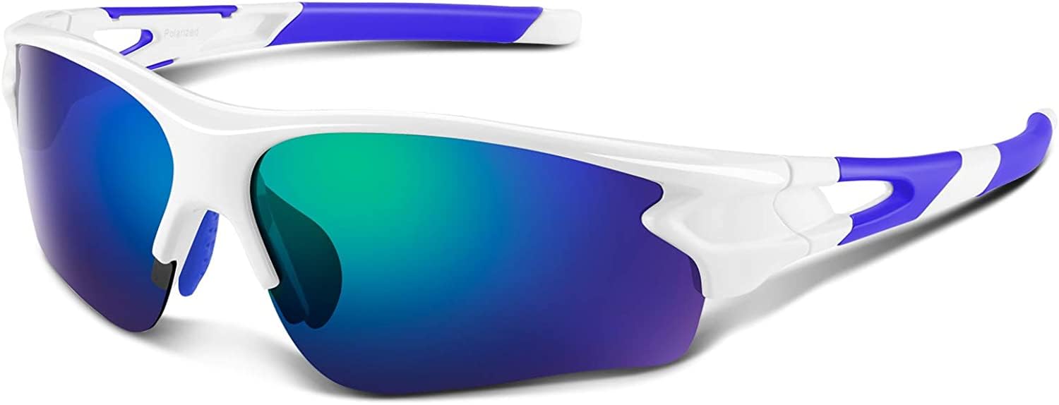 BEACOOL Sports Sunglasses with Polarized Lenses for and TR90 TAC UV400 Sun Unisex Safe and White Green Baseball, Running, Cycling, Mountaineering,
BEACOOL Sports Sunglasses with Polarized Lenses for and TR90 TAC UV400 Sun Unisex Safe and White Green Baseball, Running, Cycling, Mountaineering,