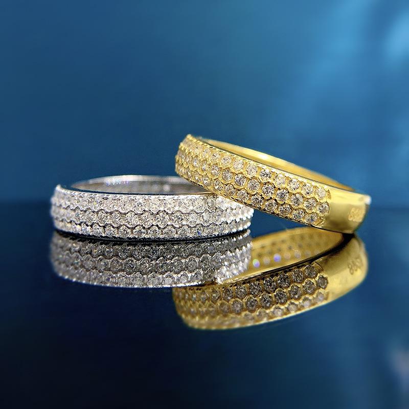 Luoxi Temple 2023: 925 Silver Micro-Paved Full Diamond Ring - European & American INS Style, Versatile & Stackable Size 8
Luoxi Temple 2023: 925 Silver Micro-Paved Full Diamond Ring - European & American INS Style, Versatile & Stackable Size 8