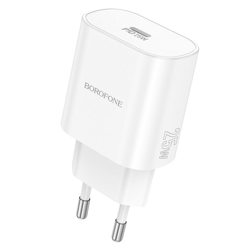 BOROFONE BA82A EU 25W PD Fast Charger for Apple Type-C Devices Single Charger Head PD25W
BOROFONE BA82A EU 25W PD Fast Charger for Apple Type-C Devices Single Charger Head PD25W