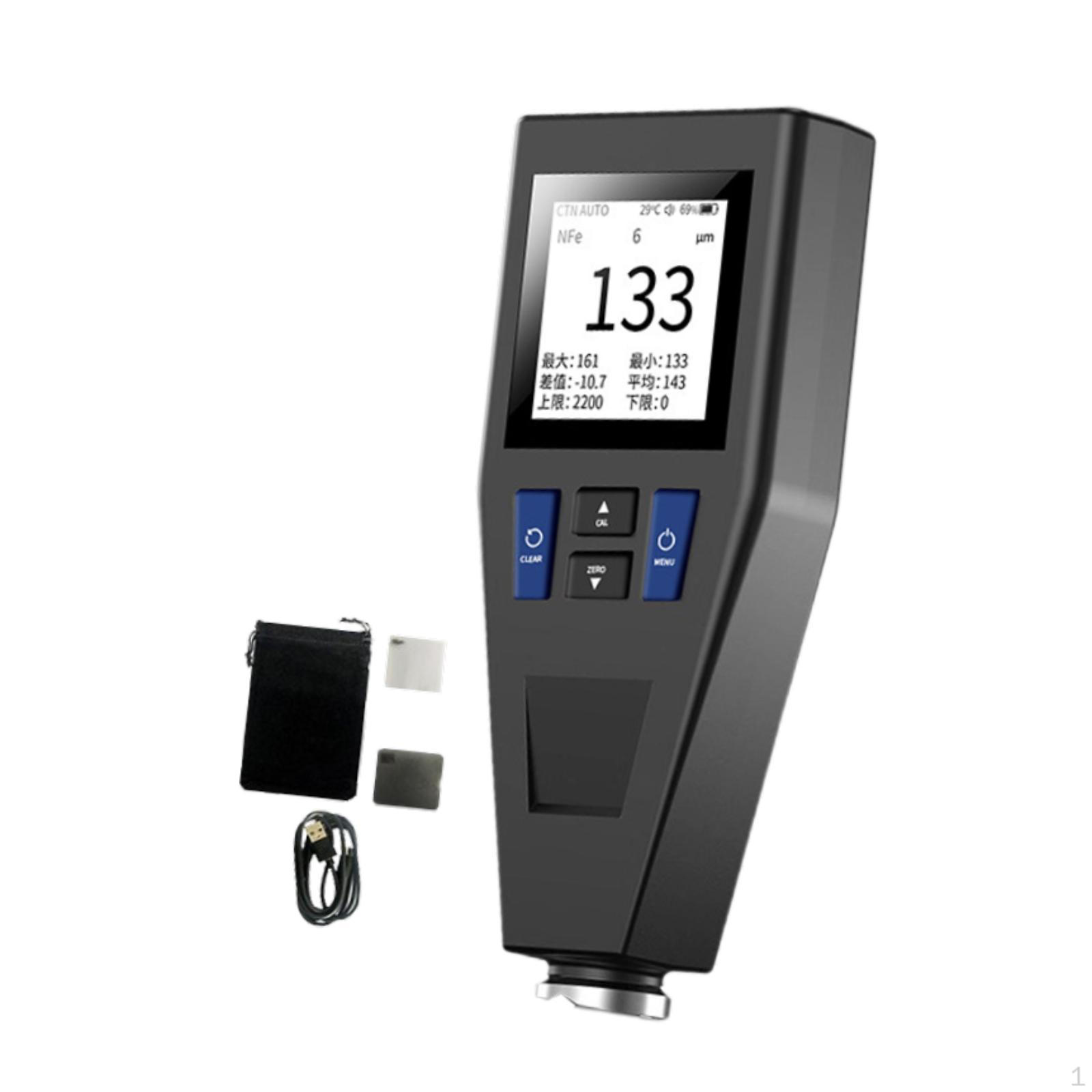 Измеритель толщины автомобильного покрытия Промышленный Автоматический выключатель Практичный многофункциональный лакокрасочный прибор Black White Screen
Измеритель толщины автомобильного покрытия Промышленный Автоматический выключатель Практичный многофункциональный лакокрасочный прибор Black White Screen