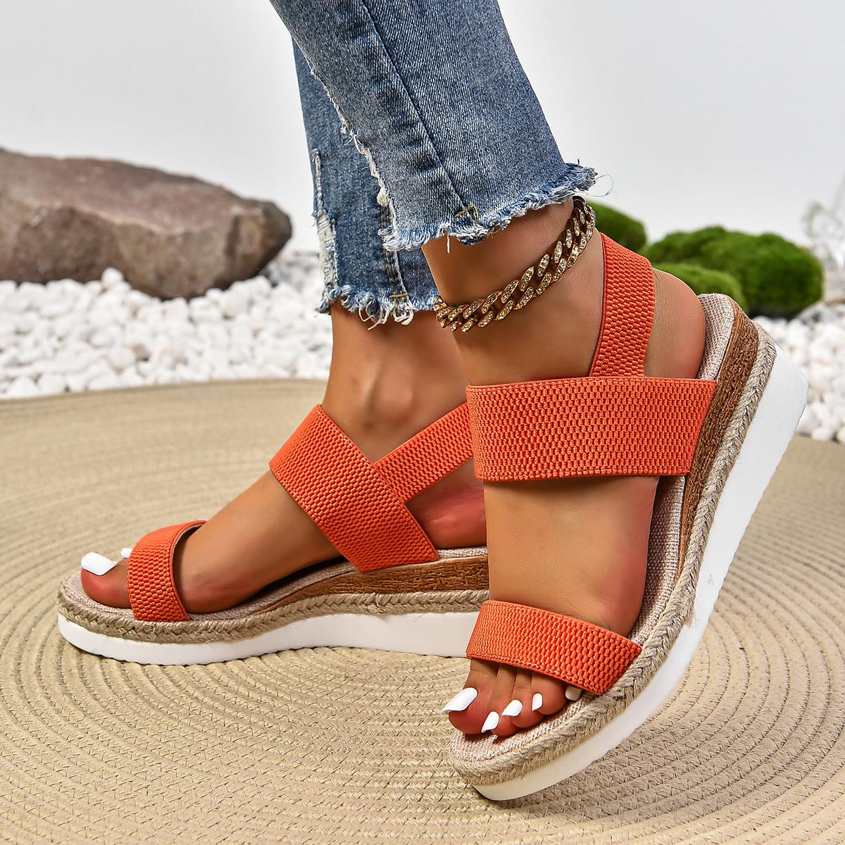 Модные женские сандалии, летняя повседневная обувь, женская удобная нескользящая обувь для ходьбы из нескользящей ткани 40 оранжевый
Модные женские сандалии, летняя повседневная обувь, женская удобная нескользящая обувь для ходьбы из нескользящей ткани 40 оранжевый