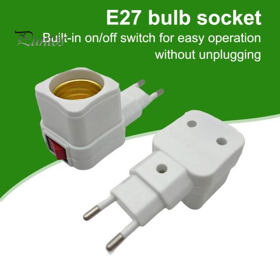 E27 LED Light Holder Lamp Bulbs Socket Base with On/Off Switch High Reliable Universal Lamp Holder Connector Adapter 2pcs
E27 LED Light Holder Lamp Bulbs Socket Base with On/Off Switch High Reliable Universal Lamp Holder Connector Adapter 2pcs