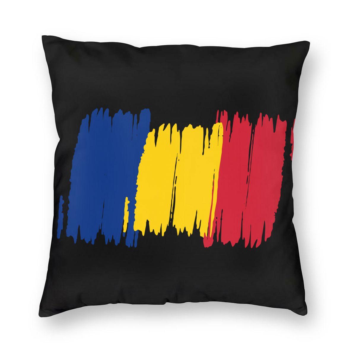 Romania Flag Square Pillow Case Polyester Decorative Pillow Romanian Novelty Cushion Covers 30x30cm
Romania Flag Square Pillow Case Polyester Decorative Pillow Romanian Novelty Cushion Covers 30x30cm