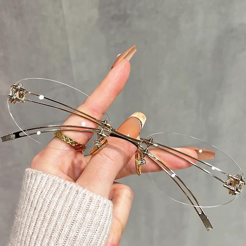 Y2K Retro Oval Rimless Metal Frame Sunglasses Trendy Sun Glasses Ultra Lightweight Luxury Eyeglasses Unisex Eyewear Accessories
Y2K Retro Oval Rimless Metal Frame Sunglasses Trendy Sun Glasses Ultra Lightweight Luxury Eyeglasses Unisex Eyewear Accessories