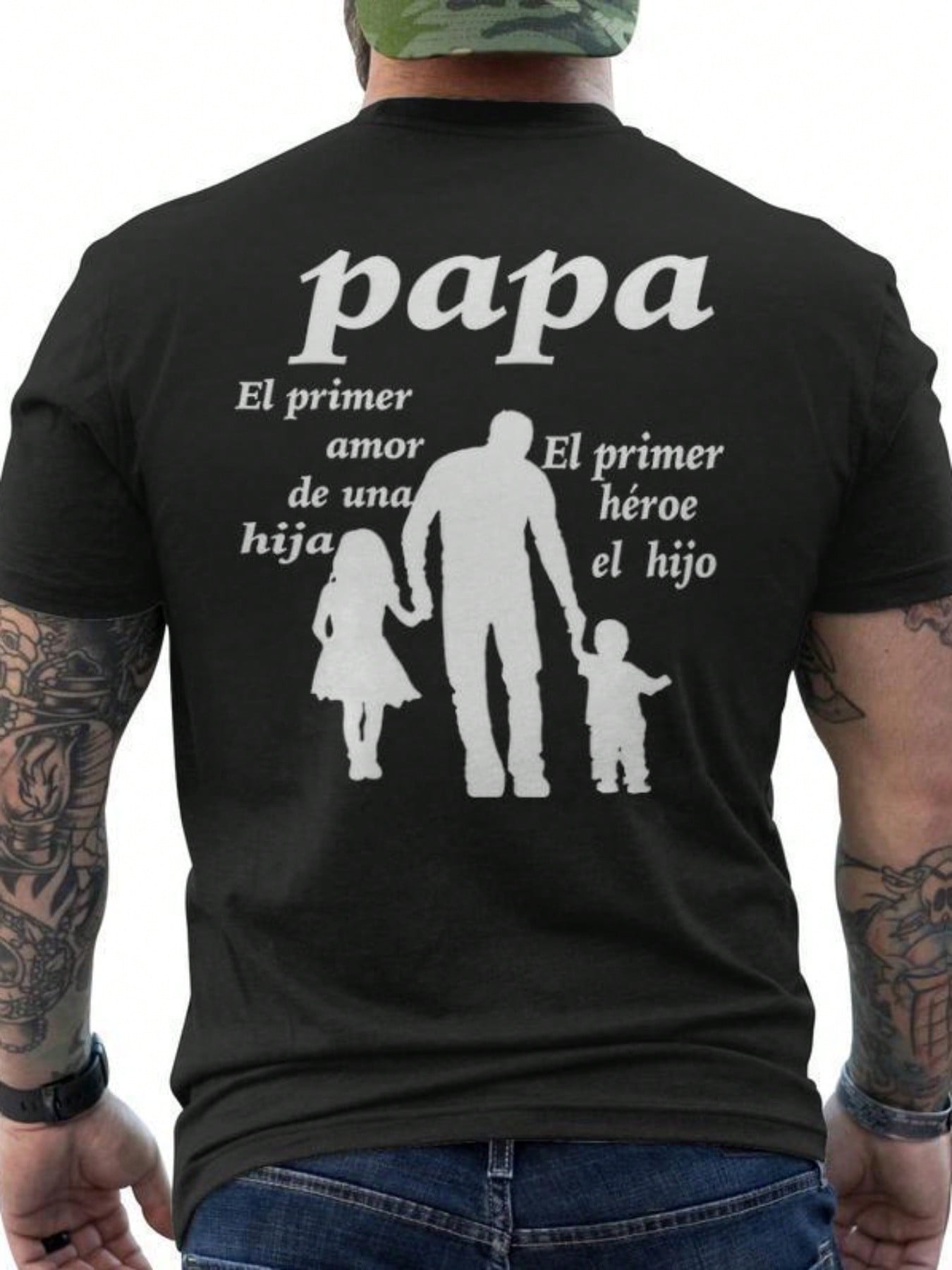 Spanish Fathers Day Regalo Camisa MenS T shirt Back Print 100 Cotton Knit Fabric Casual TShirt With Crew Neck Short Sleeves 4XL
Spanish Fathers Day Regalo Camisa MenS T shirt Back Print 100 Cotton Knit Fabric Casual TShirt With Crew Neck Short Sleeves 4XL