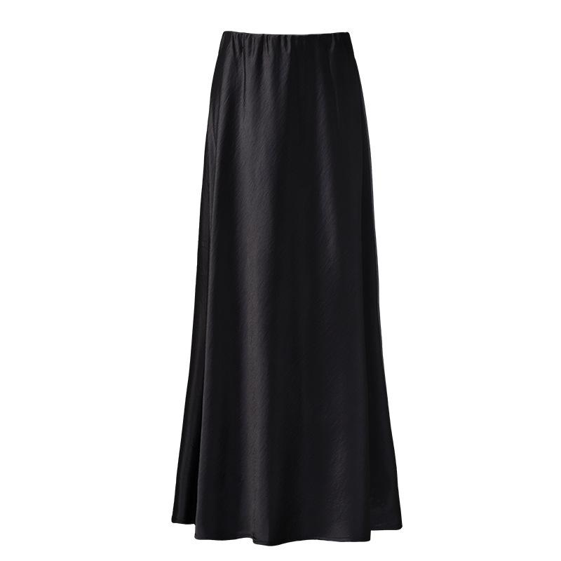 Acetate Fishtail Skirt Summer New Small A-line Skirt Women s Temperament Mid-length High-end Satin Skirt M чёрный
Acetate Fishtail Skirt Summer New Small A-line Skirt Women s Temperament Mid-length High-end Satin Skirt M чёрный