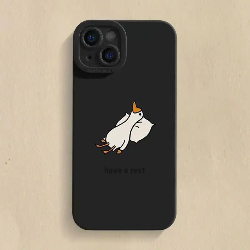 Funny Duck Phone Case For iPhone 15 14 13 11 12 Pro Max XR X XS Max 7 8 15 14Plus Shockproof Silicone Lens Protection Soft Cover iPhone 14 Pro
Funny Duck Phone Case For iPhone 15 14 13 11 12 Pro Max XR X XS Max 7 8 15 14Plus Shockproof Silicone Lens Protection Soft Cover iPhone 14 Pro