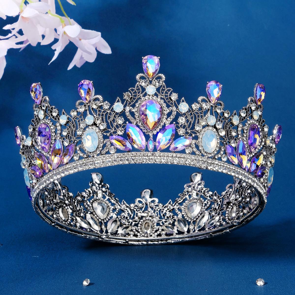 DIEZI 3 Colors Baroque Multicolor Crystal Crown Tiara For Women Girls Wedding Party 2025 New Luxury Elegant Bridal Hair Jewelry
DIEZI 3 Colors Baroque Multicolor Crystal Crown Tiara For Women Girls Wedding Party 2025 New Luxury Elegant Bridal Hair Jewelry