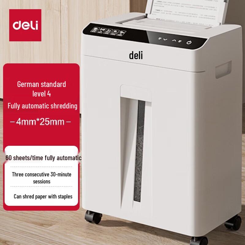 Deli GA811 Auto-Feed Paper Shredder CN plug (adapter included)
Deli GA811 Auto-Feed Paper Shredder CN plug (adapter included)