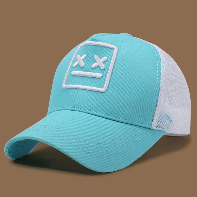 Men s smiling face embroidered baseball cap, fashionable truck driver hat, outdoor adjustable sun protection casual hat suitable небо синє кольору
Men s smiling face embroidered baseball cap, fashionable truck driver hat, outdoor adjustable sun protection casual hat suitable небо синє кольору