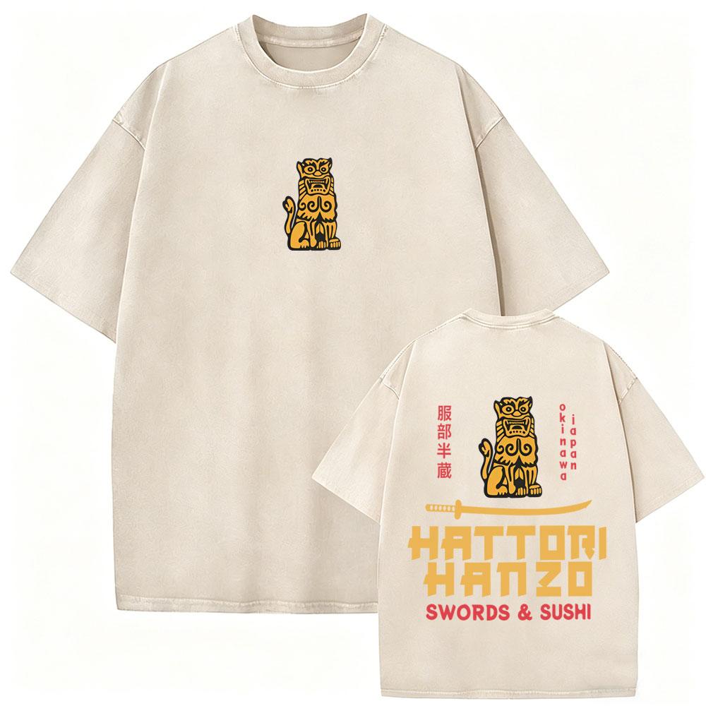 Movie Quentin Tarantino Kill Bill Hattori Hanzo Vintage Washed Tshirt Men Women Funny Japanese Samurai Swords T Shirt Clothes S
Movie Quentin Tarantino Kill Bill Hattori Hanzo Vintage Washed Tshirt Men Women Funny Japanese Samurai Swords T Shirt Clothes S