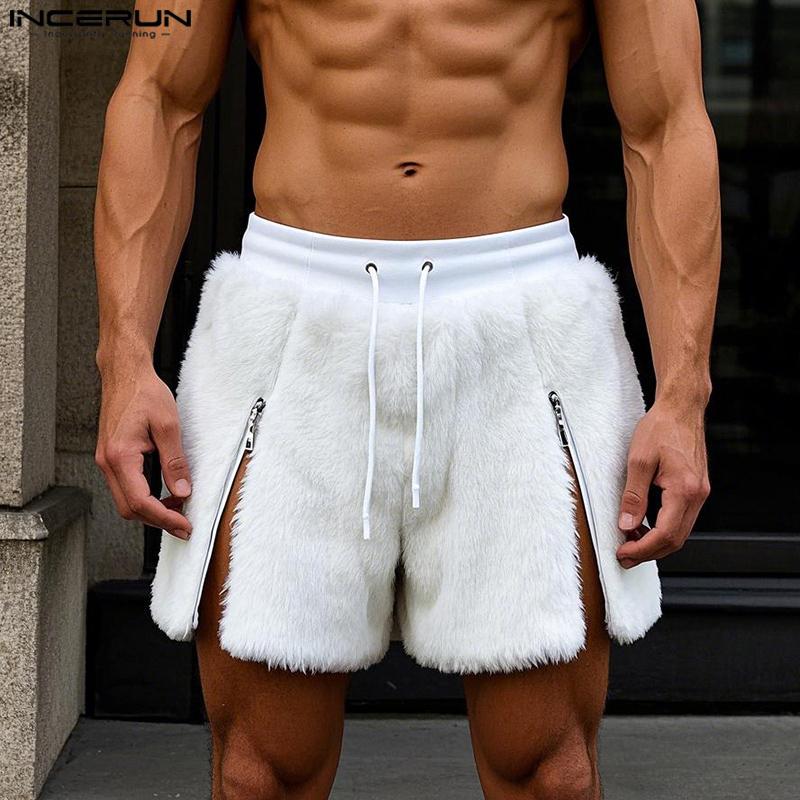 INCERUN Men Drawstring Elastic Waist Zip-up Hem Furry Mini Shorts Pants L чёрный
INCERUN Men Drawstring Elastic Waist Zip-up Hem Furry Mini Shorts Pants L чёрный