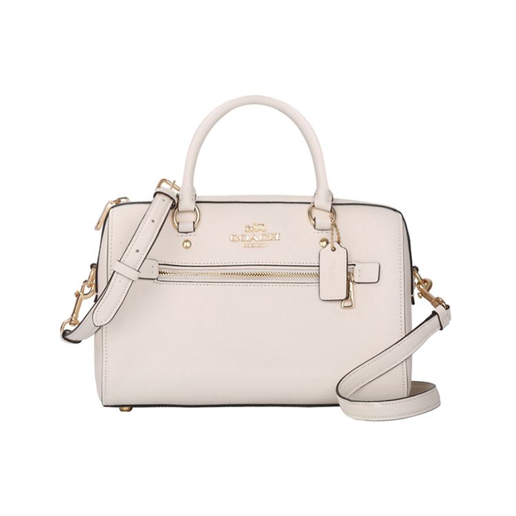 Coach Rowan 27 Metallic Logo Leather Boston Bucket Shoulder Tote Crossbody Bag Large Women bags Chalk-White 79946-IMCHK Basic Set (Bag+Dust Bag)
Coach Rowan 27 Metallic Logo Leather Boston Bucket Shoulder Tote Crossbody Bag Large Women bags Chalk-White 79946-IMCHK Basic Set (Bag+Dust Bag)