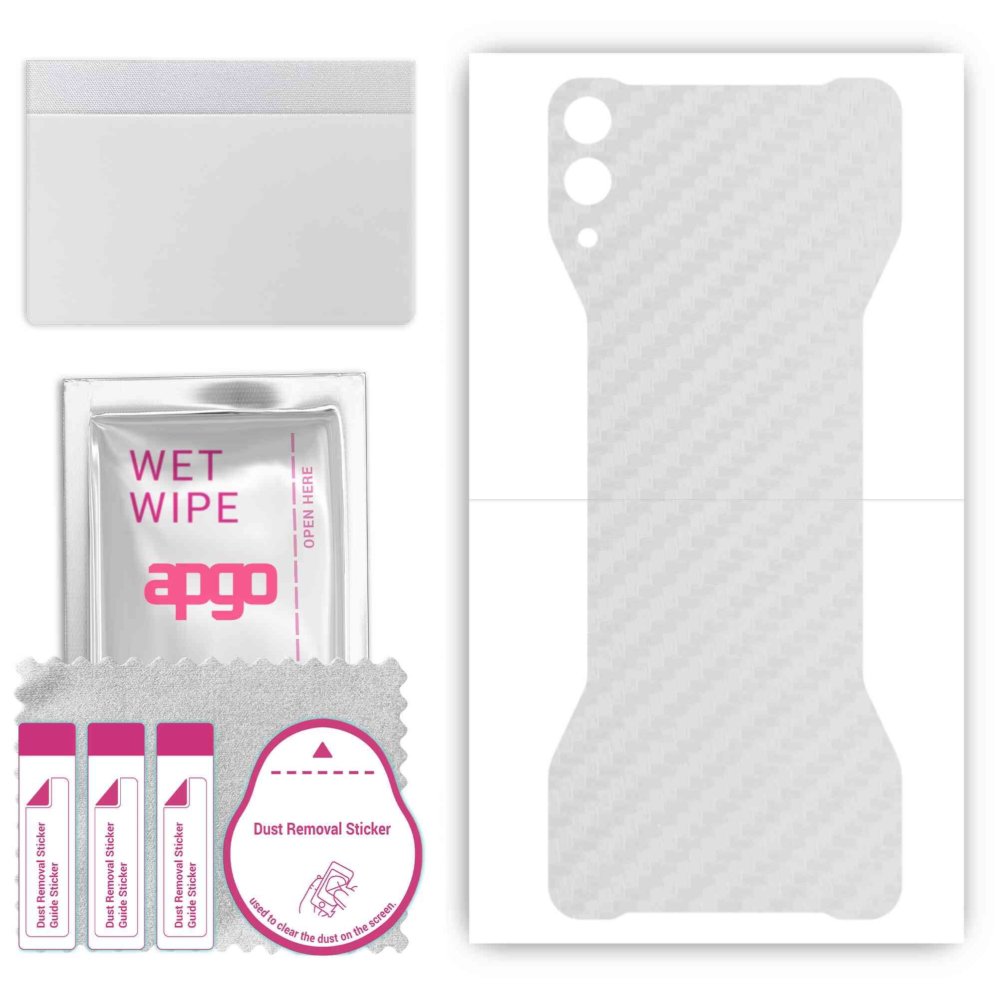 apgo Protective Skin Sticker for the back compatible with Black Shark 2, Wrap Film, Foil, Vinyl - Pattern Transparent Carbon
apgo Protective Skin Sticker for the back compatible with Black Shark 2, Wrap Film, Foil, Vinyl - Pattern Transparent Carbon