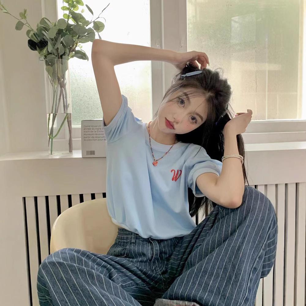 Women s 2025 Blue Letter Print Crew Neck Short Sleeve T-shirt - Casual Loose Fit for Summer 2XL (140-160 lbs) синий
Women s 2025 Blue Letter Print Crew Neck Short Sleeve T-shirt - Casual Loose Fit for Summer 2XL (140-160 lbs) синий