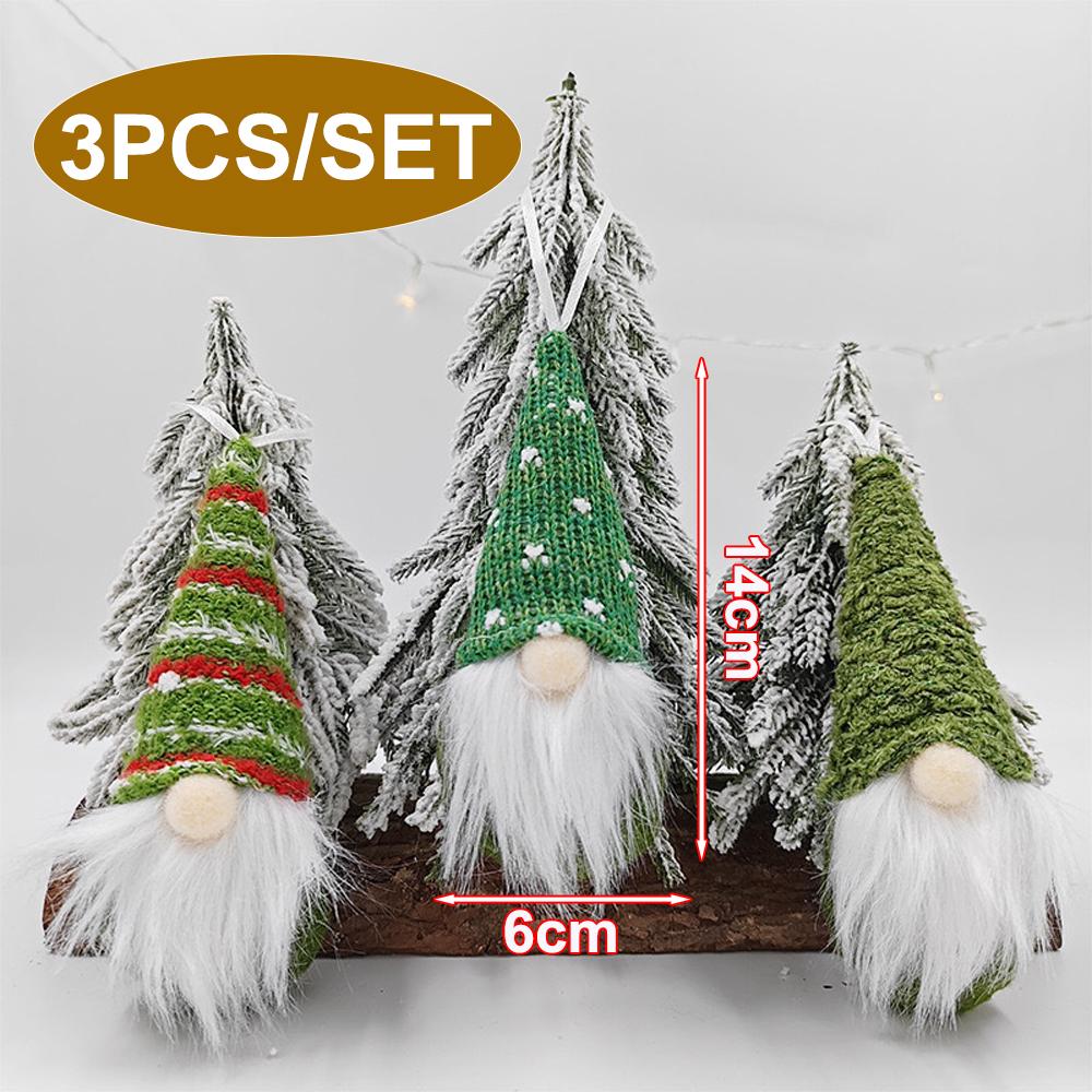3/12x Christmas Decoration Supplies Knitted Wool Forest Man Doll Small Pendant Faceless Doll Christmas Tree Decoration Hanging 3PCS зелёный
3/12x Christmas Decoration Supplies Knitted Wool Forest Man Doll Small Pendant Faceless Doll Christmas Tree Decoration Hanging 3PCS зелёный