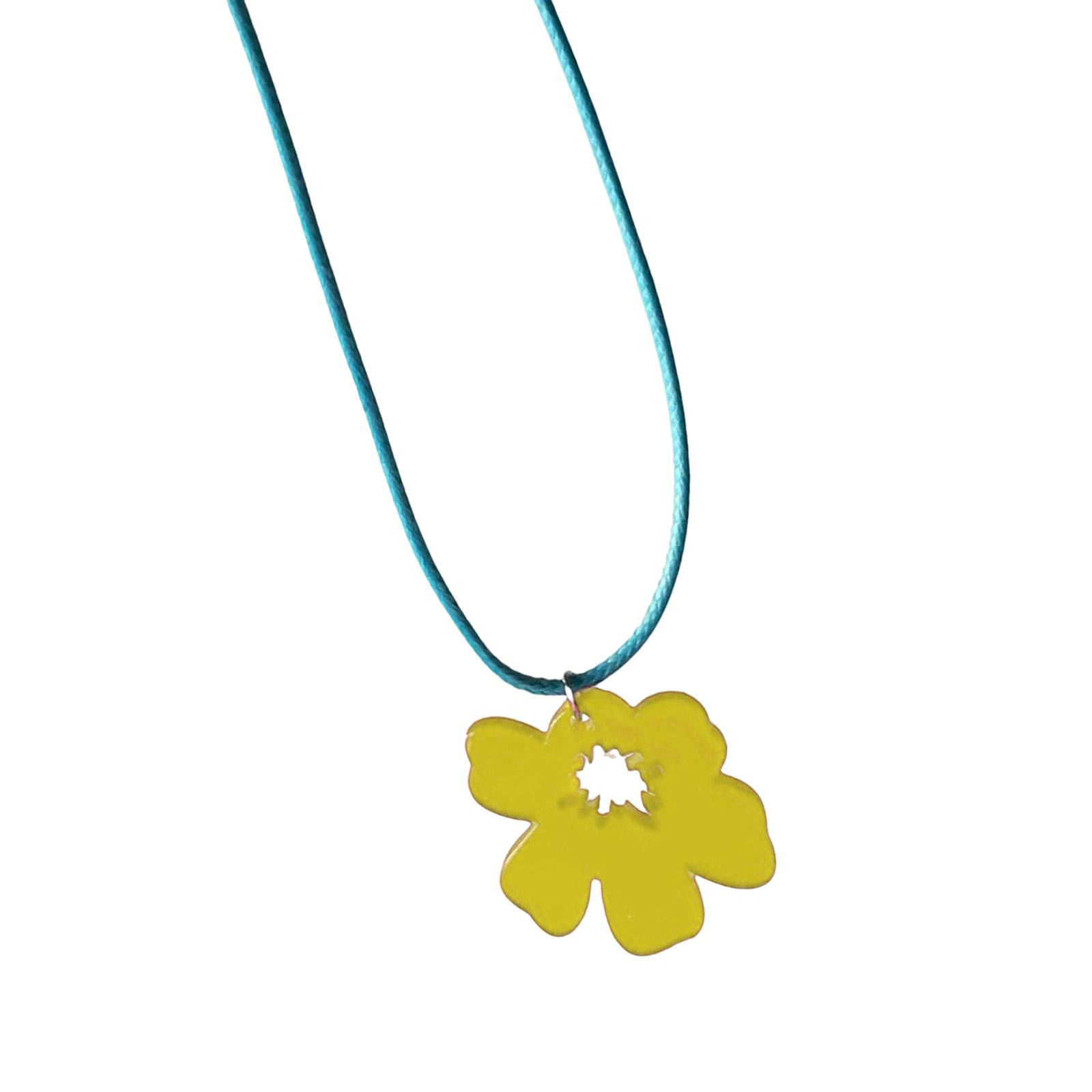 Unique Harajuku Scene Jewelry Adjustable Length Acrylic Flower Pendant Necklace Vintage Jewellery for Women Girls жёлтый
Unique Harajuku Scene Jewelry Adjustable Length Acrylic Flower Pendant Necklace Vintage Jewellery for Women Girls жёлтый