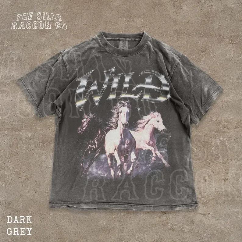 Retro Wild Horse Faded Shirt Vintage Western Graphic T Shirt Full Size S3XL Unisex T-Shirt M
Retro Wild Horse Faded Shirt Vintage Western Graphic T Shirt Full Size S3XL Unisex T-Shirt M