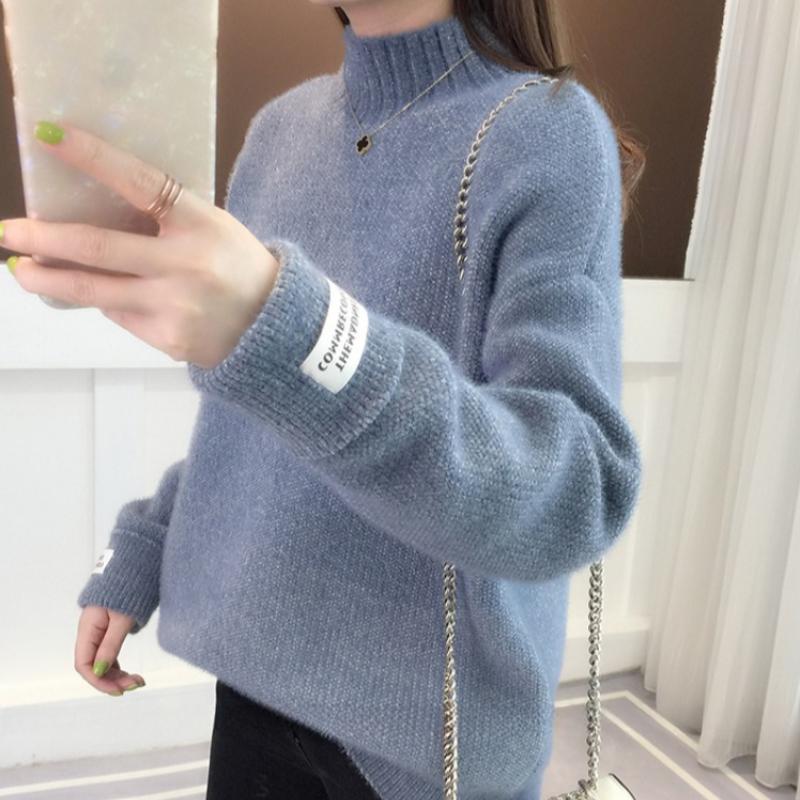Осенне-зимние водолазки, свитера, женские модные новые свободные вязаные свитера, женские винтажные мягкие теплые повседневные длинные рукава, женские джемперы 25507 One Size синий
Осенне-зимние водолазки, свитера, женские модные новые свободные вязаные свитера, женские винтажные мягкие теплые повседневные длинные рукава, женские джемперы 25507 One Size синий