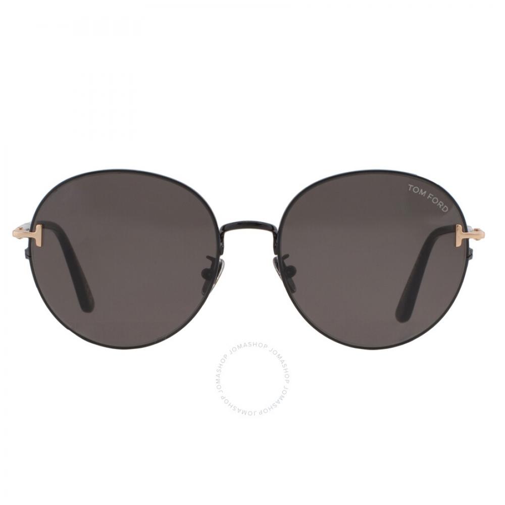Tom Ford Коричневые круглые солнцезащитные очки унисекс FT0966 K 01A 58 
Tom Ford Коричневые круглые солнцезащитные очки унисекс FT0966 K 01A 58