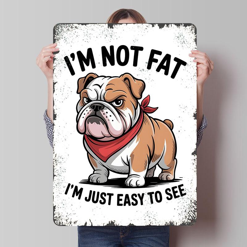 Cartoon Bulldog With Funny Slogan Poster Customized Wall Art Vintage Metal Signs Retro Tin Plaque for Man Cave Gamer Decoration 7.9x11.8In(20x30cm)
Cartoon Bulldog With Funny Slogan Poster Customized Wall Art Vintage Metal Signs Retro Tin Plaque for Man Cave Gamer Decoration 7.9x11.8In(20x30cm)