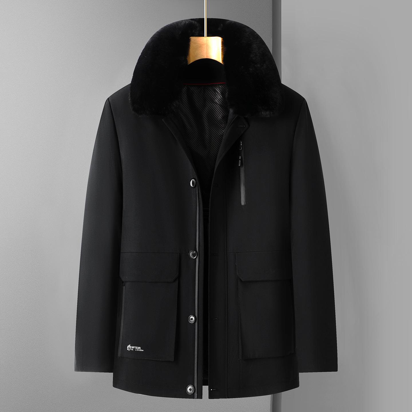 Men s 2025 Thickened Cotton Jacket with Detachable Liner - Plus Size, Warm, Casual 205 (105-120 kg) чорний
Men s 2025 Thickened Cotton Jacket with Detachable Liner - Plus Size, Warm, Casual 205 (105-120 kg) чорний