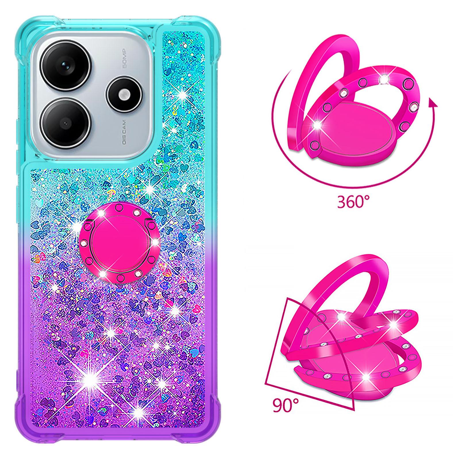 For Xiaomi Redmi Note 14 5G (China)/Xiaomi Redmi Note 14 5G TPU Case with Kickstand Gradiant Quicksand Shockproof Cover Pink+Purple
For Xiaomi Redmi Note 14 5G (China)/Xiaomi Redmi Note 14 5G TPU Case with Kickstand Gradiant Quicksand Shockproof Cover Pink+Purple