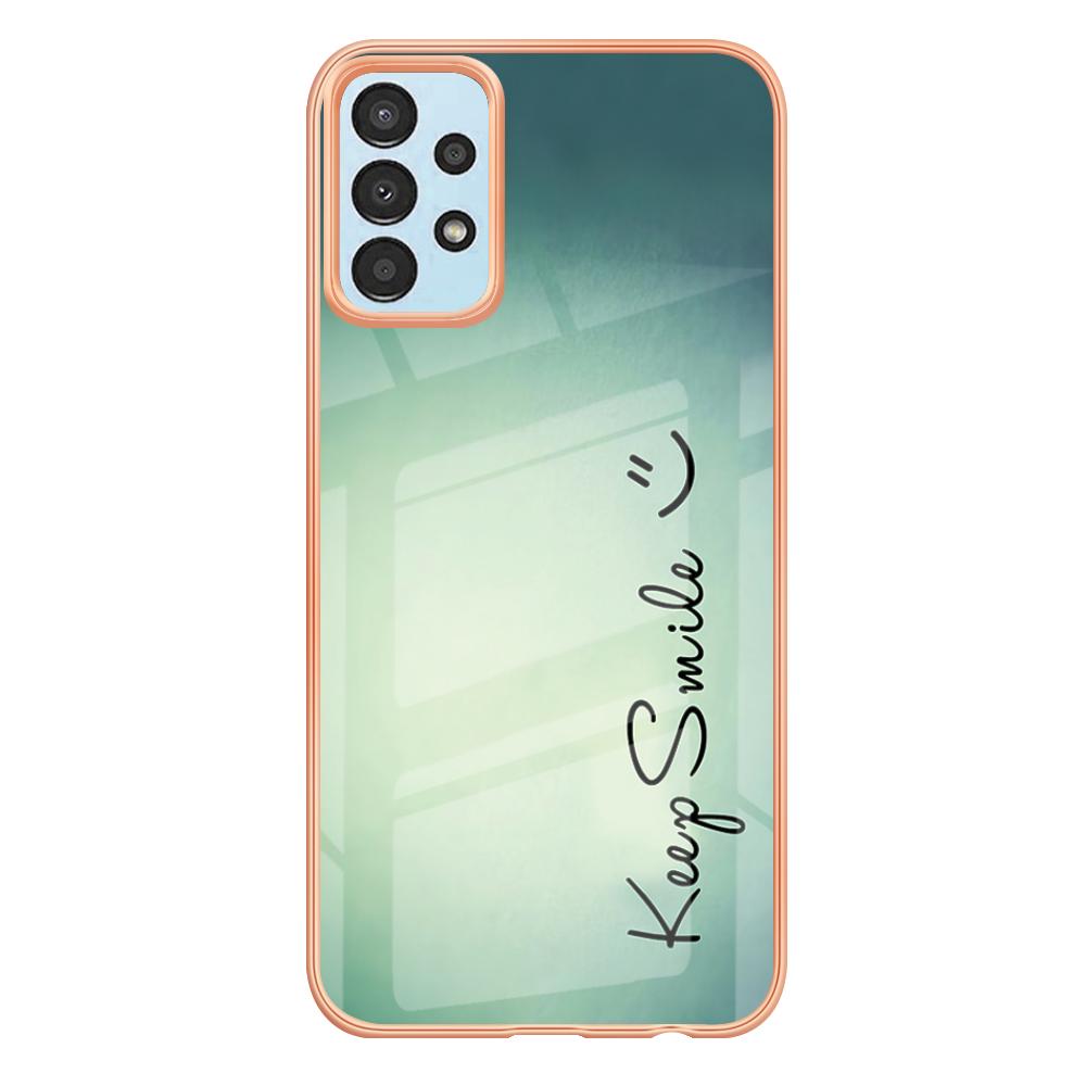 YB IMD Series-19 Style D For Samsung Galaxy A13 4G 2.0mm TPU Anti-drop Phone Case IMD Pattern Electroplated Cover Keep Smile
YB IMD Series-19 Style D For Samsung Galaxy A13 4G 2.0mm TPU Anti-drop Phone Case IMD Pattern Electroplated Cover Keep Smile