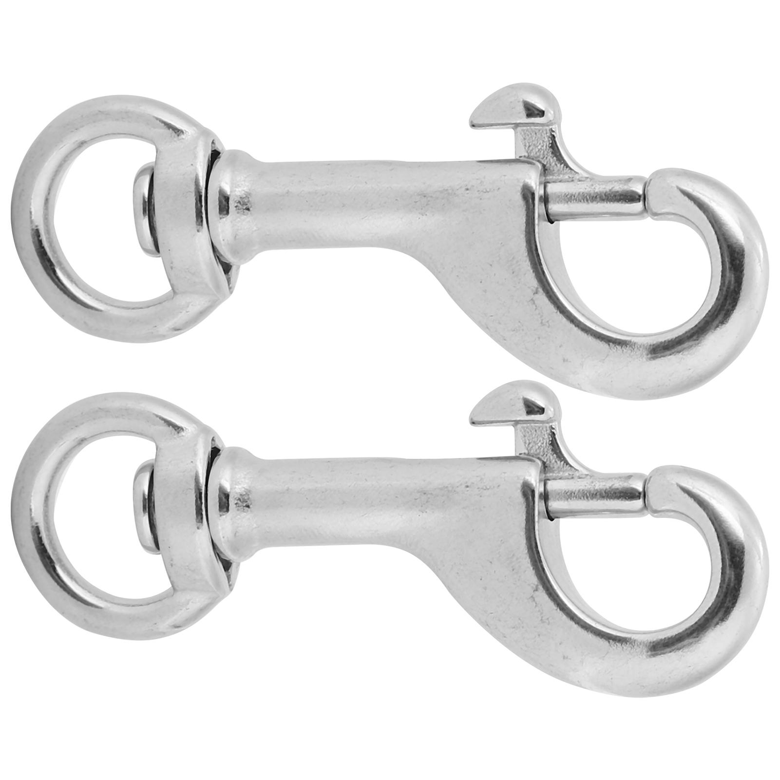 2pcs 68MM Diving 316 Stainless Steel Swivel Eye Snap Hook Swivel Single Ended Diving Clip
2pcs 68MM Diving 316 Stainless Steel Swivel Eye Snap Hook Swivel Single Ended Diving Clip