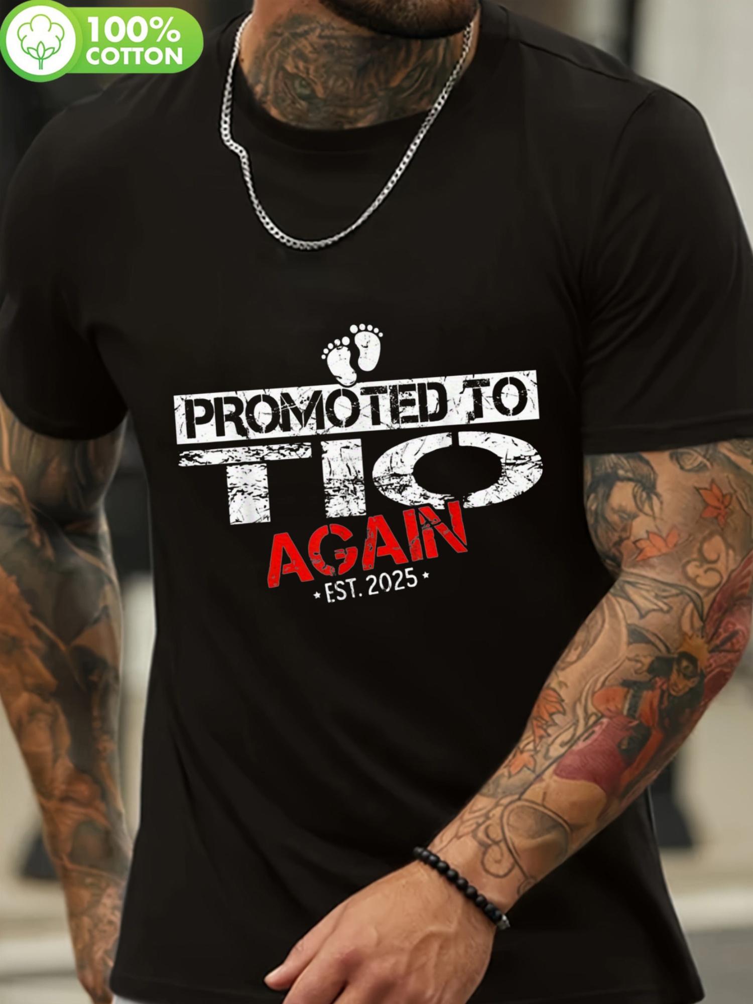 Black Oversized Promoted to TIO Again Graphic T-shirt - Bohemian Style Distressed Print XXXXL
Black Oversized Promoted to TIO Again Graphic T-shirt - Bohemian Style Distressed Print XXXXL