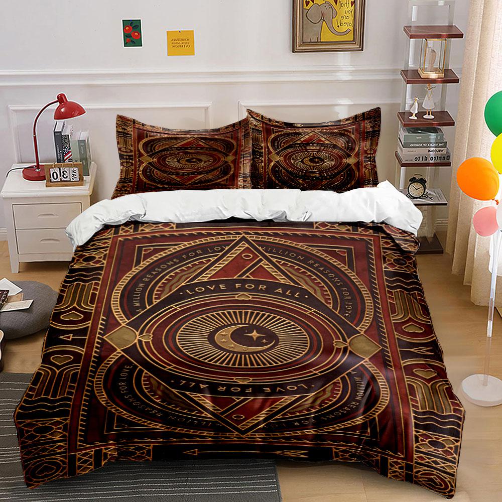 Golden geometric shapes, moon. Bedding sets Duvet cover sets Duvet covers Pillowcases(1 * Duvet Cover 2 * Pillowcases, without duvet insert) 135x200cm
Golden geometric shapes, moon. Bedding sets Duvet cover sets Duvet covers Pillowcases(1 * Duvet Cover 2 * Pillowcases, without duvet insert) 135x200cm