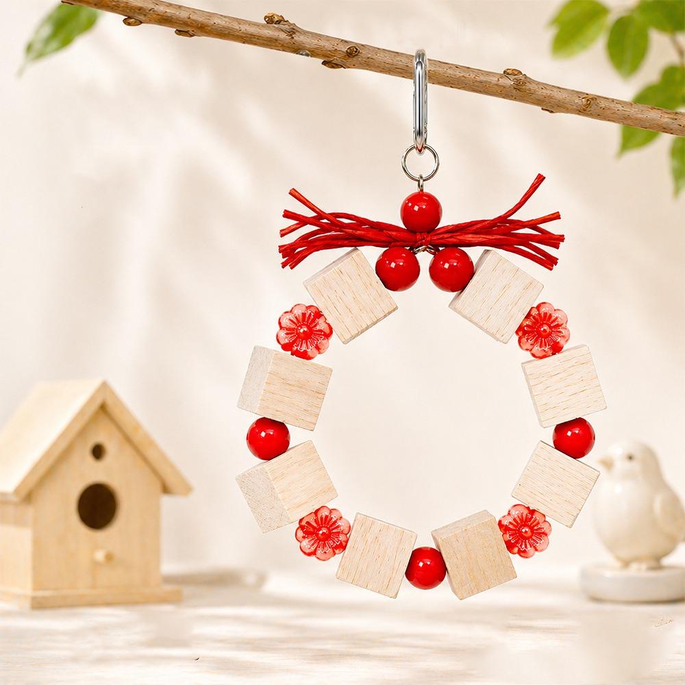 Bite Resistant Bird Foraging Swing Colorful Beads Hanging Molar Toy Beak Grinding Toy for Budgies красный
Bite Resistant Bird Foraging Swing Colorful Beads Hanging Molar Toy Beak Grinding Toy for Budgies красный