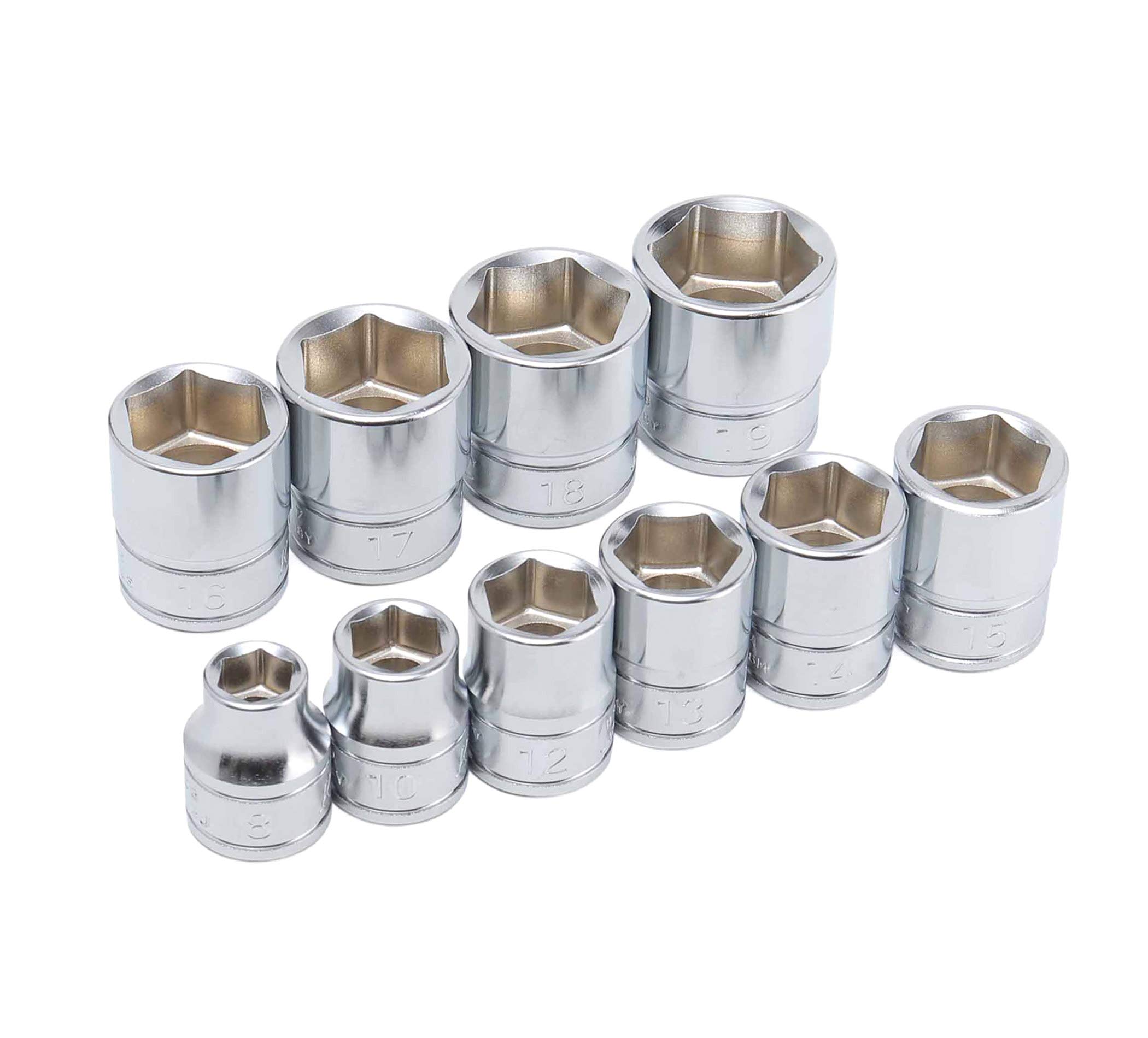 Набор шестигранных головок KTC 9.5 кв.. 10 шт (B3-08, 10, 12, 13, 14, 15, 16, 17, 18, 19) Б3-10П
Набор шестигранных головок KTC 9.5 кв.. 10 шт (B3-08, 10, 12, 13, 14, 15, 16, 17, 18, 19) Б3-10П