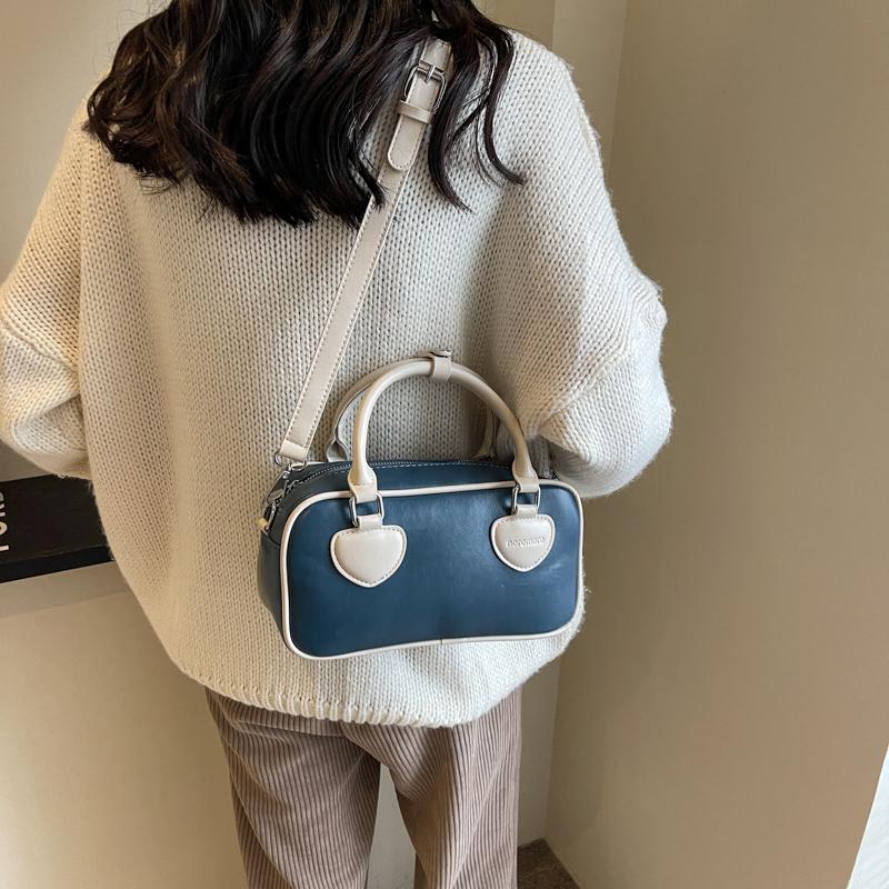 Женская контрастная сумка Портативная маленькая квадратная сумка Кожаная сумка через плечо 
Женская контрастная сумка Портативная маленькая квадратная сумка Кожаная сумка через плечо