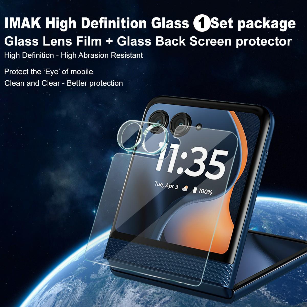 IMAK For Motorola Razr 60 Camera Lens Film+Tempered Glass Rear Screen Protector As Shown A
IMAK For Motorola Razr 60 Camera Lens Film+Tempered Glass Rear Screen Protector As Shown A