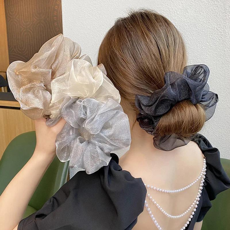 Fashion Elegance Large Mesh Headrope French Double Layer Pearlescent Hair Circles for Women Party Hair Accessories Gift
Fashion Elegance Large Mesh Headrope French Double Layer Pearlescent Hair Circles for Women Party Hair Accessories Gift