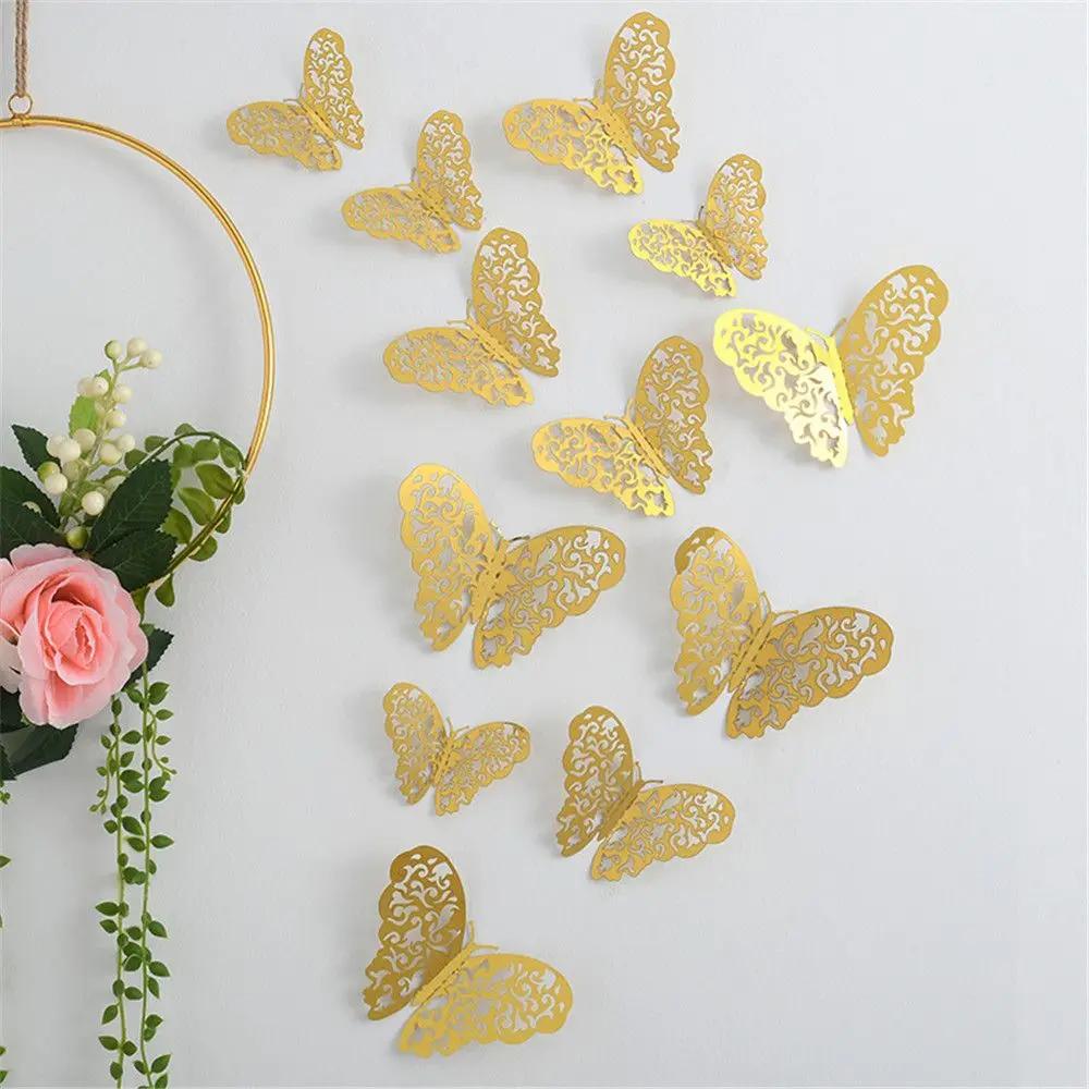 For Bedroom Home Decoration Hollow Wedding Self-Adhesive Paper Wall Decal Wallpaper Butterfly Wall Sticker
For Bedroom Home Decoration Hollow Wedding Self-Adhesive Paper Wall Decal Wallpaper Butterfly Wall Sticker