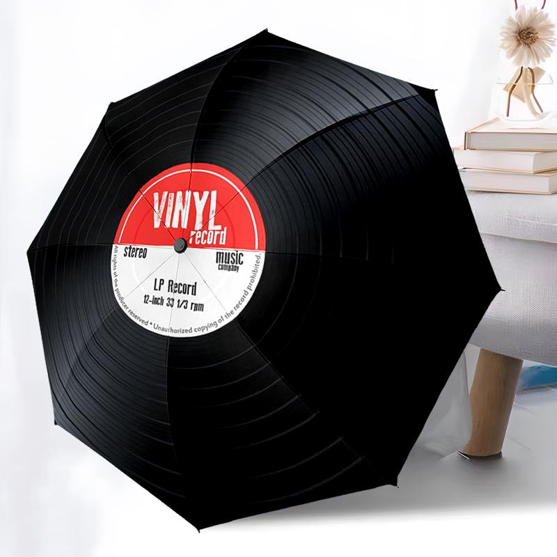 1PC Retro Records Folding Umbrella Fashion Auto-Open Design 8 Iron Ribs Plastic Handle Foldable Sunshade Perfect Christmas Gifts
1PC Retro Records Folding Umbrella Fashion Auto-Open Design 8 Iron Ribs Plastic Handle Foldable Sunshade Perfect Christmas Gifts