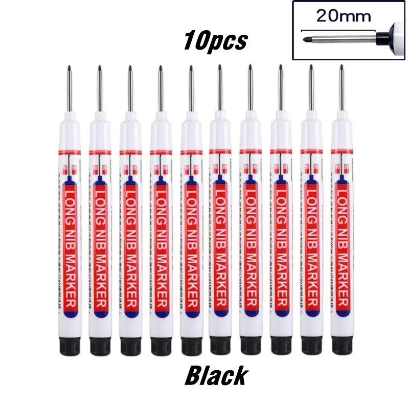 10Pcs/Set Multi-Purpose 20mm Deep Hole Long Nib Head Marker For Metal Perforating Pen Waterproof Bathroom Woodworking Decoration
10Pcs/Set Multi-Purpose 20mm Deep Hole Long Nib Head Marker For Metal Perforating Pen Waterproof Bathroom Woodworking Decoration