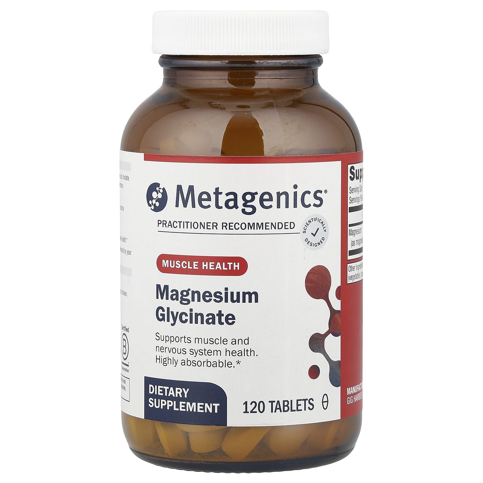 Magnesium Glycinate, 100Mg, 120 Tablets
Magnesium Glycinate, 100Mg, 120 Tablets