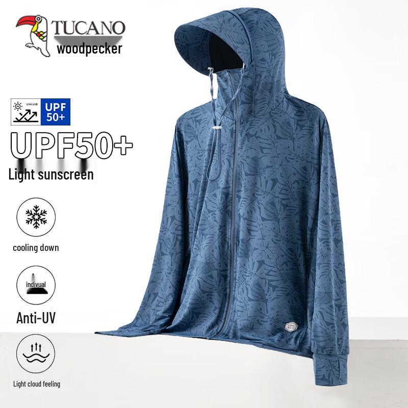 TUCANO Men s UPF50+ Sun Protection Ice Silk Hooded Jacket L
TUCANO Men s UPF50+ Sun Protection Ice Silk Hooded Jacket L