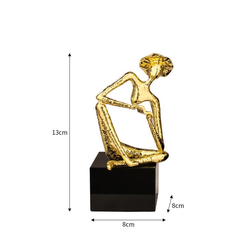 Black Hollowed Out Figures Statue Metal Handicrafts Ornaments Desk Decoration Creative Character Sculpture Modern Home Decor
Black Hollowed Out Figures Statue Metal Handicrafts Ornaments Desk Decoration Creative Character Sculpture Modern Home Decor