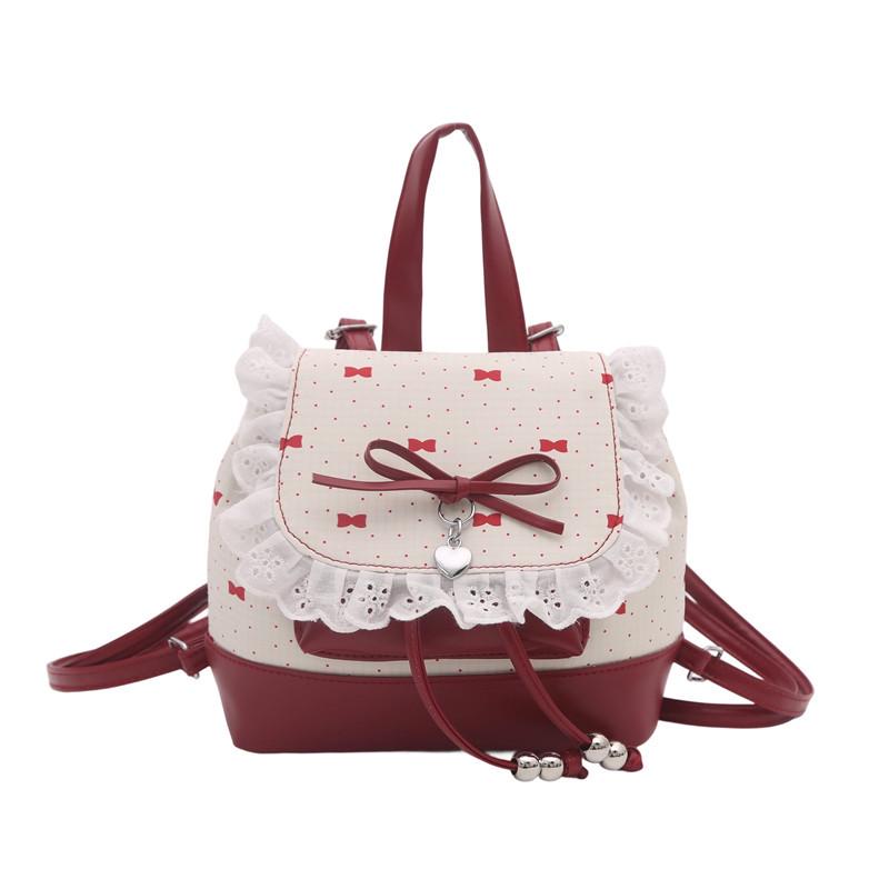 Bow Contrast Double Shoulder Bag with Lace Trim - Trendy Women s Backpack for Summer Outings 2025 червоний
Bow Contrast Double Shoulder Bag with Lace Trim - Trendy Women s Backpack for Summer Outings 2025 червоний