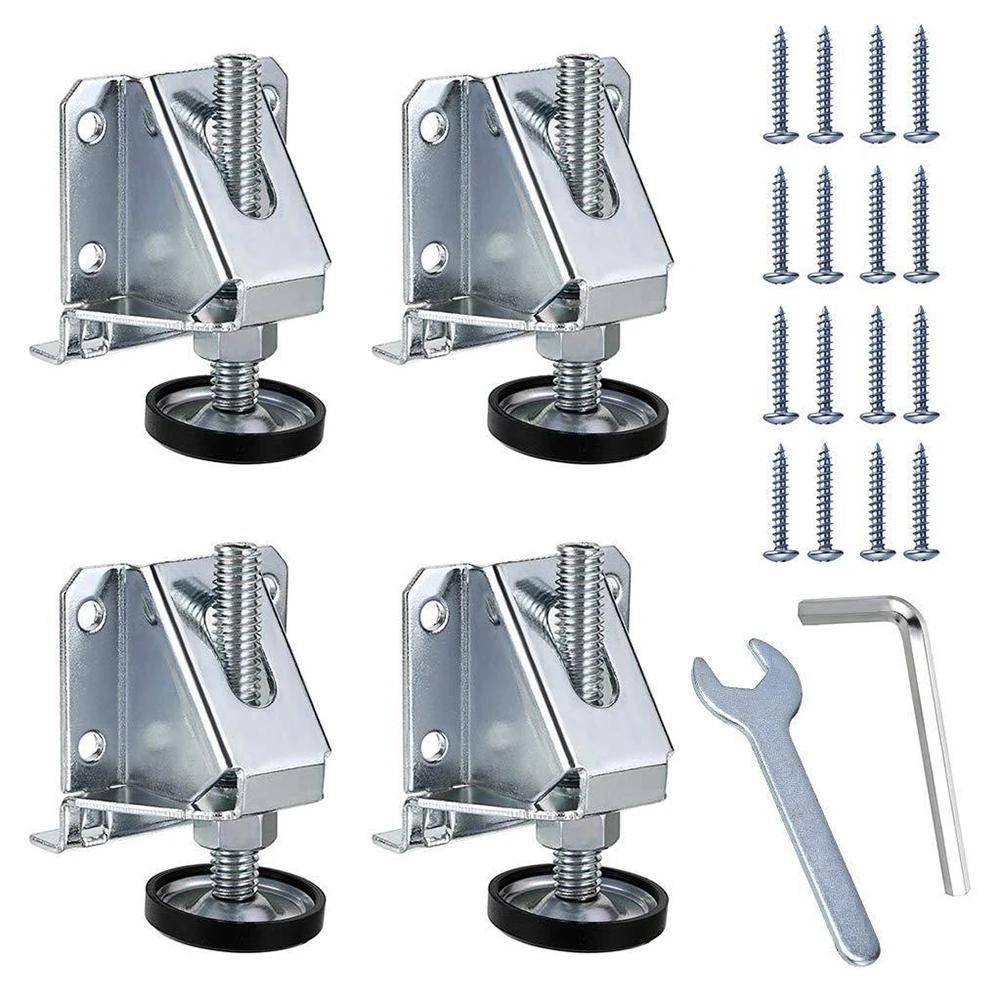 4PCS Carbon Steel Height Threaded Adjustable Leveling Glides Feet Heavy Duty Metal Leveling Feet For Furniture And Cabinet срібний
4PCS Carbon Steel Height Threaded Adjustable Leveling Glides Feet Heavy Duty Metal Leveling Feet For Furniture And Cabinet срібний