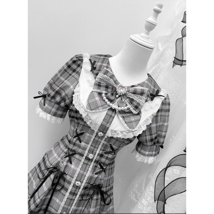 Plaid Dress Set for Petite Women: Summer Short-Sleeve Shirt Dresses & Lace Trim Shorts Large
Plaid Dress Set for Petite Women: Summer Short-Sleeve Shirt Dresses & Lace Trim Shorts Large