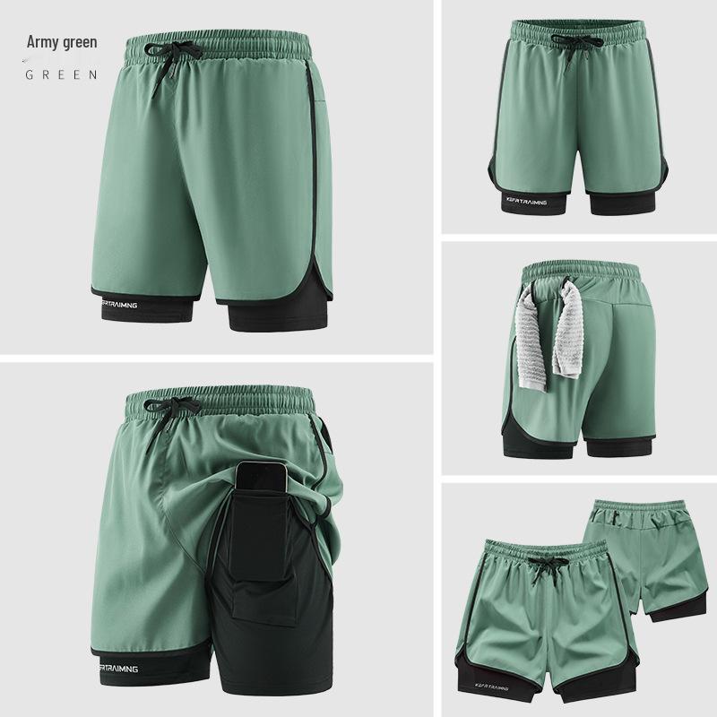 Men s Quick-Dry Double-Layer Running Shorts, Euro Size, Casual Summer Style L армия зеленый
Men s Quick-Dry Double-Layer Running Shorts, Euro Size, Casual Summer Style L армия зеленый