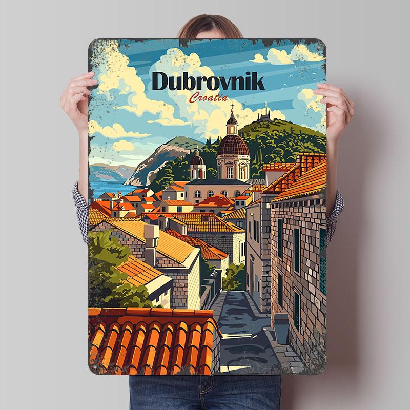 Dubrovnik Croatia Travel Metal Poster Customized Wall Art Retro Vintage Tinplate Signs for Living Room Decorations Desk Decor 7.9x11.8In(20x30cm)
Dubrovnik Croatia Travel Metal Poster Customized Wall Art Retro Vintage Tinplate Signs for Living Room Decorations Desk Decor 7.9x11.8In(20x30cm)