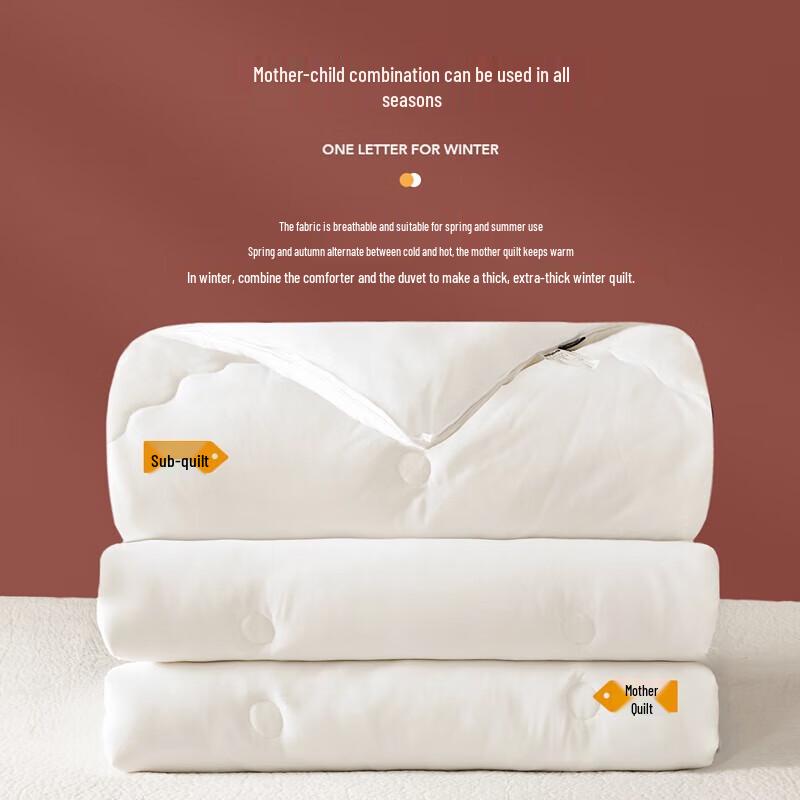 Dohia Flannel Anti-bacterial Zipper All-Season Comforter Set
Dohia Flannel Anti-bacterial Zipper All-Season Comforter Set