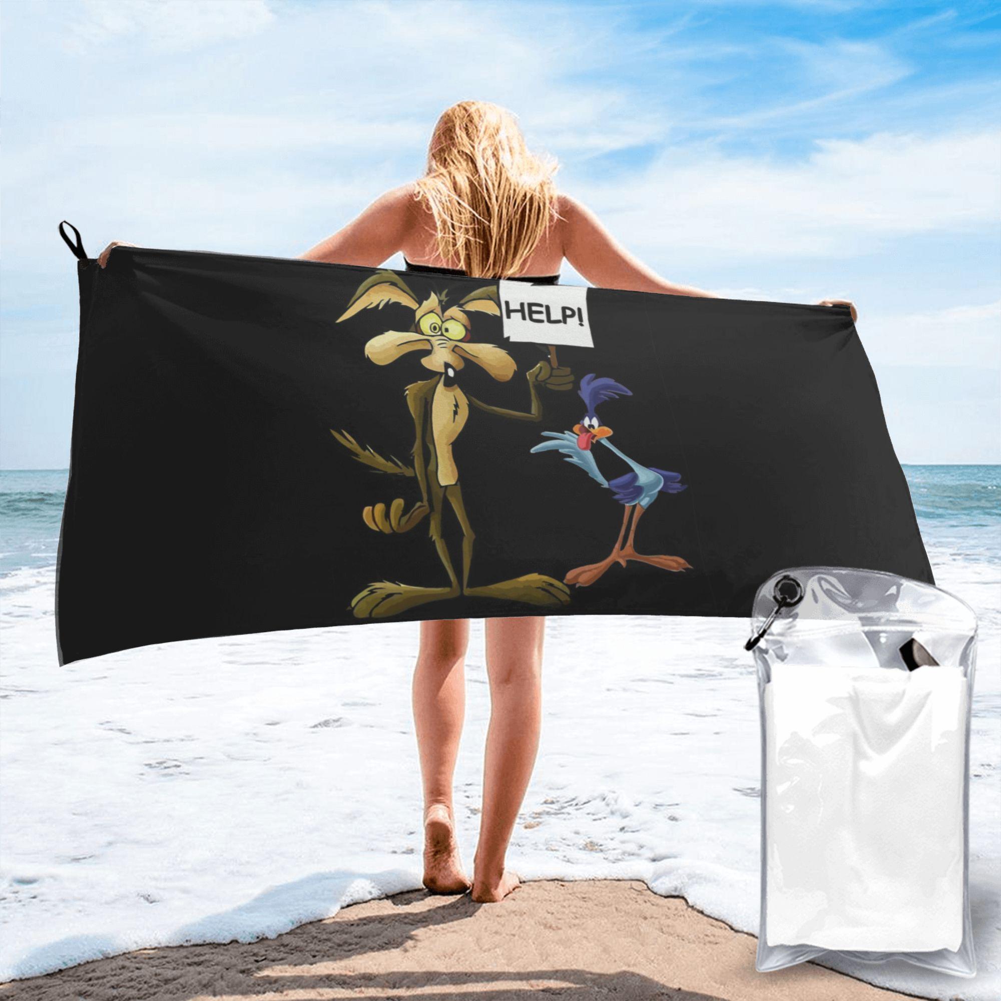 Roadrunner Coyote Beach Towel Soft Microfiber Quick Dry Absorbent Quick Towels For Bath W30*H60(CM)
Roadrunner Coyote Beach Towel Soft Microfiber Quick Dry Absorbent Quick Towels For Bath W30*H60(CM)