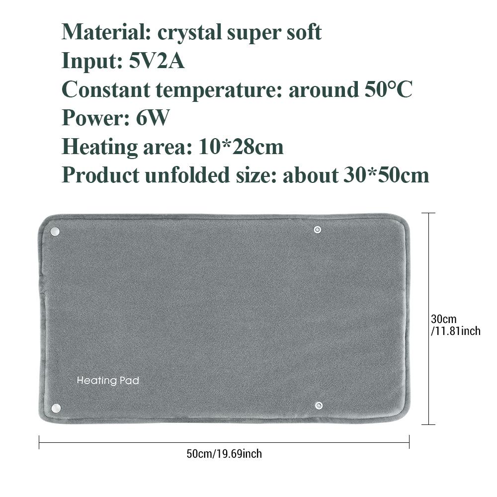 Electric Hand Warmer Portable Ultra-Soft Heating Pad Office/Travel Energy Saving USB Charging Home Graphene Abdomen Warming Pad
Electric Hand Warmer Portable Ultra-Soft Heating Pad Office/Travel Energy Saving USB Charging Home Graphene Abdomen Warming Pad